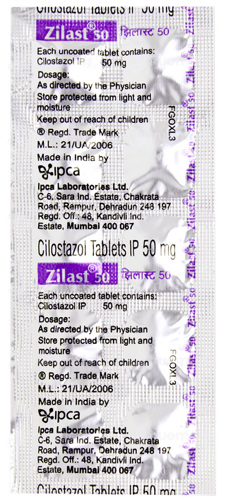 Zilast 50 Tablet 10