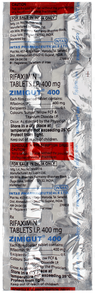 Zimigut 400 Tablet 10