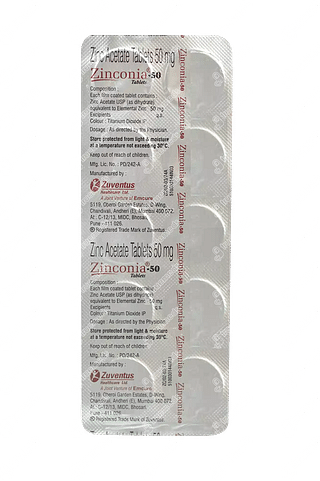 Zinconia 50 MG Tablet 10