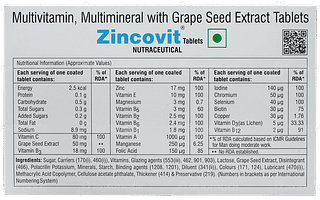 Zincovit Tablet 15