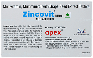 Zincovit Tablet 15