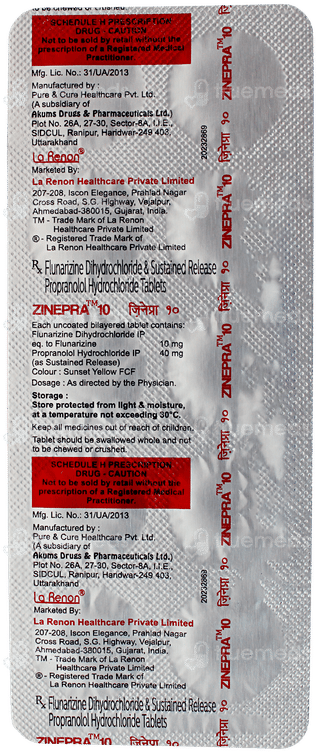 Zinepra 10 Tablet 10