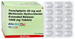 Zita Met Plus 20mg/1000mg Tablet 15