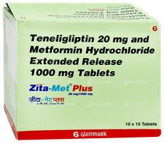 Zita Met Plus 20mg/1000mg Tablet 15