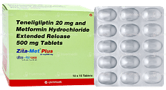 Zita Met Plus 20mg/500mg Tablet 15