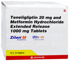 Ziten M 20mg/1000mg Tablet 15