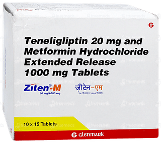 Ziten M 20mg/1000mg Tablet 15