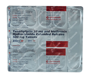 Ziten M 20/500 MG Tablet Er 15