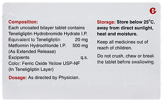 Ziten M 20mg/500mg Tablet 15