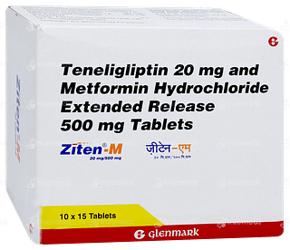 Ziten M 20mg/500mg Tablet 15