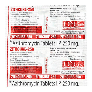 Zithcure 250 Mg Tablet 6