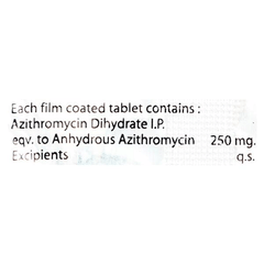 Zithcure 250 Mg Tablet 6 Zithcure 250 Mg Tablet 6
