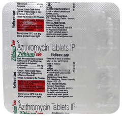 Zithium 500 Tablet 5 Zithium 500 Tablet 5