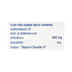 Zithrocare 500 Tablet 5 Zithrocare 500 Tablet 5