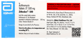 Zithrolect 500 Tablet 3