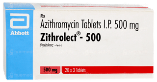 Zithrolect 500 Tablet 3