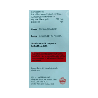 Zithroset 500 Tablet 3