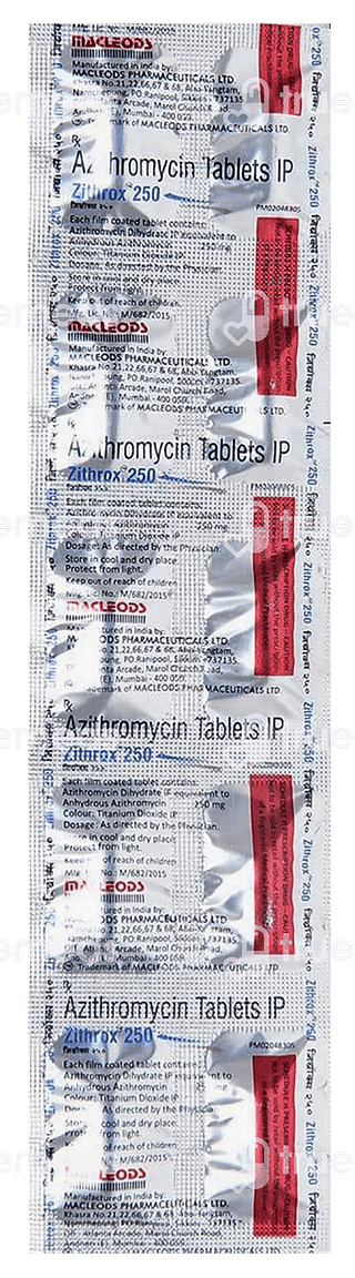 Zithrox 250 Tablet 10