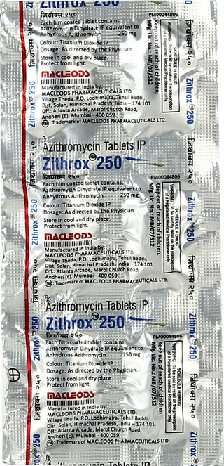 Zithrox 250 Tablet 6