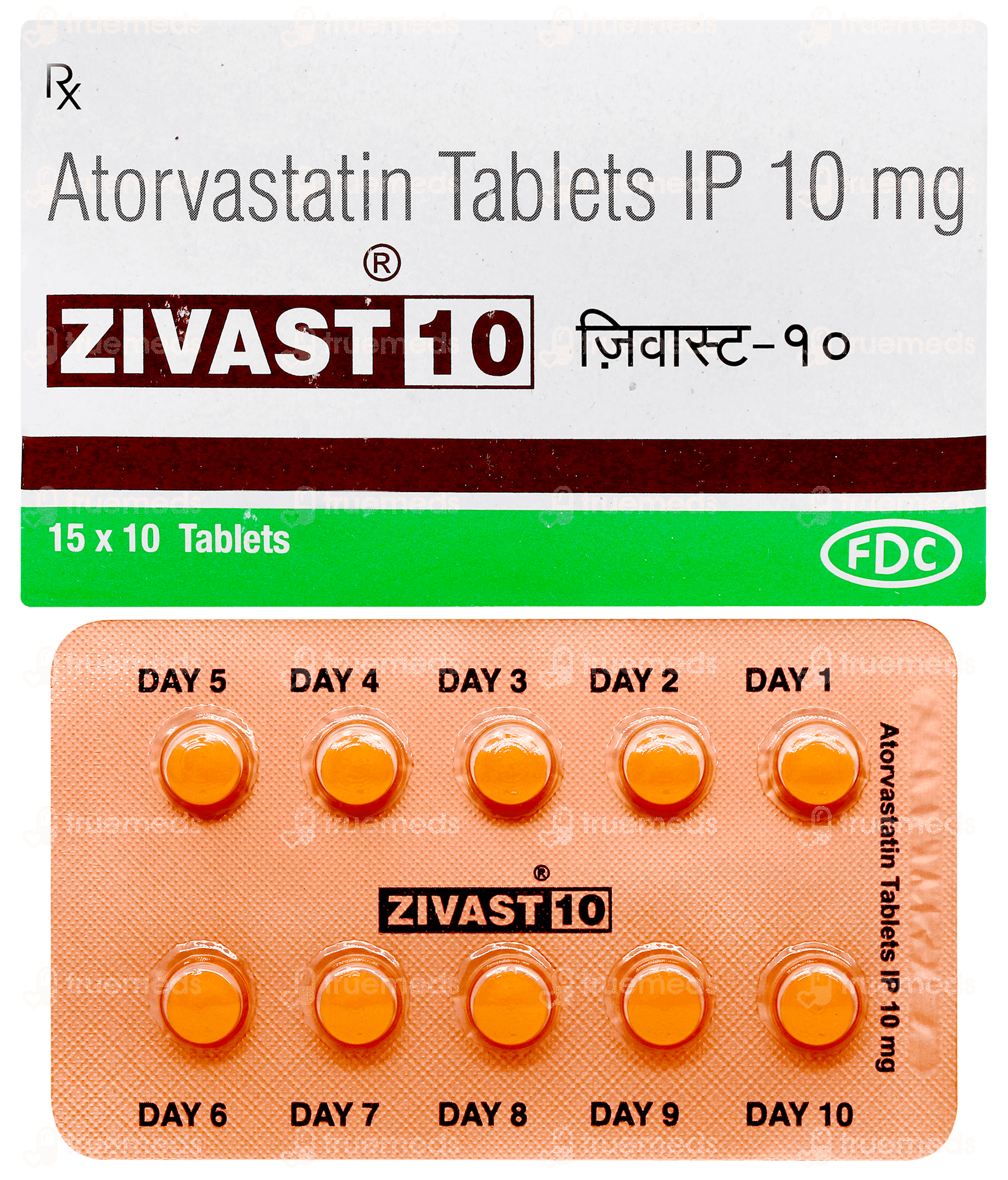 Zivast 10 Tablet 10