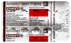 Zivast 10 Tablet 10