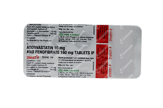 Zivast F 10/160 MG Tablet 10