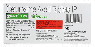 Zocef 125 Tablet 10