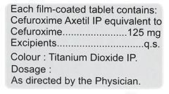 Zocef 125 Tablet 10