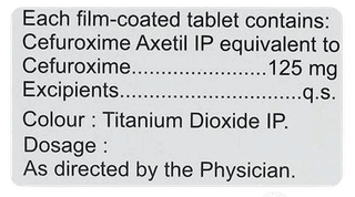 Zocef 125 Tablet 10