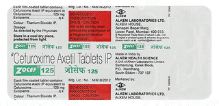 Zocef 125 Tablet 10