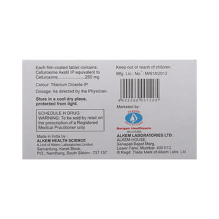 Zocef 250 Tablet 10