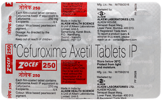 Zocef 250 Tablet 10