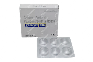 Zocef Cv 250/125 MG Tablet 6