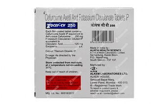 Zocef Cv 250/125 MG Tablet 6