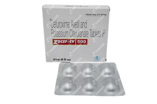 Zocef Cv 500/125 MG Tablet 6