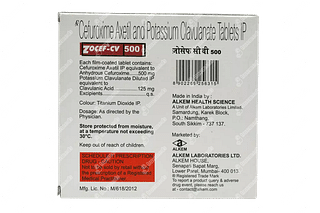 Zocef Cv 500/125 MG Tablet 6