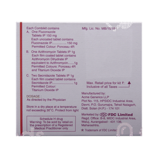 Zocon As Kit 1000/150/1000 MG Tablet 4