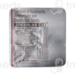 Zocon As Kit 1000/150/1000 MG Tablet 4 Zocon As Kit 1000/150/1000 MG Tablet 4