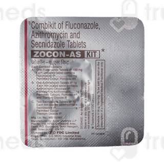 Zocon As Kit 1000/150/1000 MG Tablet 4