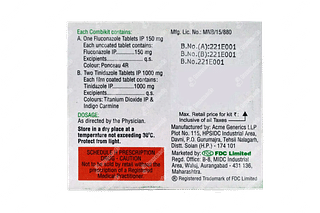 Zocon T Kit 150/1000 MG Tablet 3