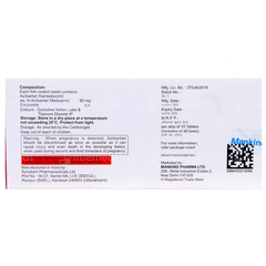 Zolahart 80 Tablet 10 Zolahart 80 Tablet 10
