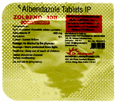Zolbend 400 Chewable Tablet 1
