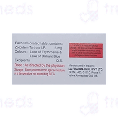 Zolway 5 MG Tablet 10