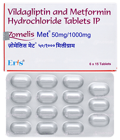Zomelis Met 50mg/1000mg Tablet 15