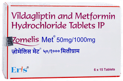 Zomelis Met 50mg/1000mg Tablet 15 Zomelis Met 50mg/1000mg Tablet 15