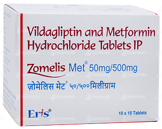 Zomelis Met 50mg/500mg Tablet 15