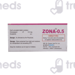 Zona 0.5 MG Tablet 10