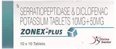 Zonex Plus 50/10Mg Tablet 10 Zonex Plus 50/10Mg Tablet 10