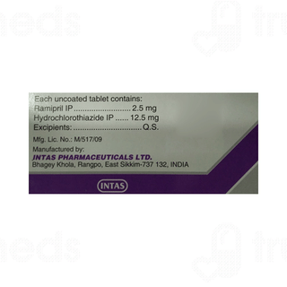 Zorem Ht 2.5/12.5 MG Tablet 10