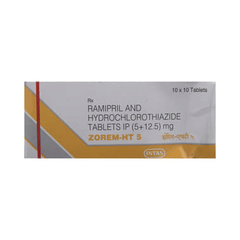 Zorem Ht 5/12.5 MG Tablet 10 Zorem Ht 5/12.5 MG Tablet 10